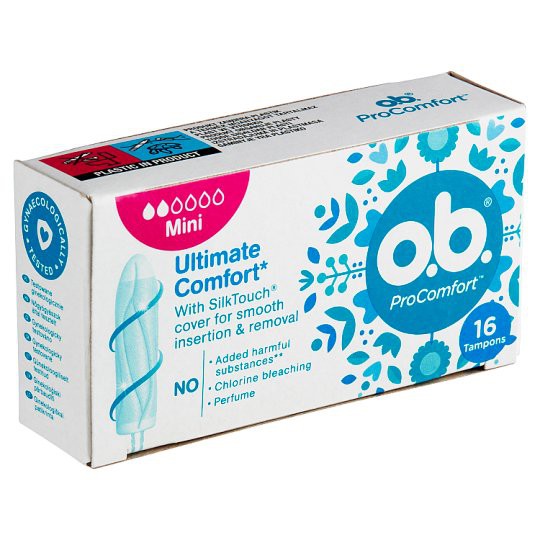 O.B.tampony Ultimate Comfort Mini 16ks | Zdravotnické potřeby - Dámská intimní hygiena